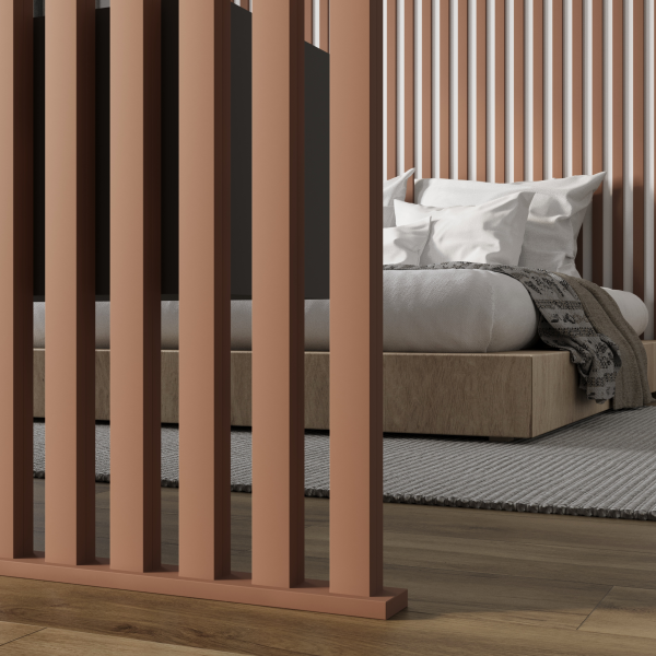 Интерьерная Рейка МДФ STELLA Планкен De Luxe Mauve 16*60*2700 (уп.6 шт.)