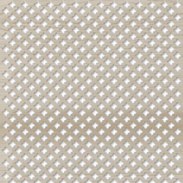 Панель декоративная перфорированная без рамки 1112х512 мм Готико дуб сонома STELLA (2шт)