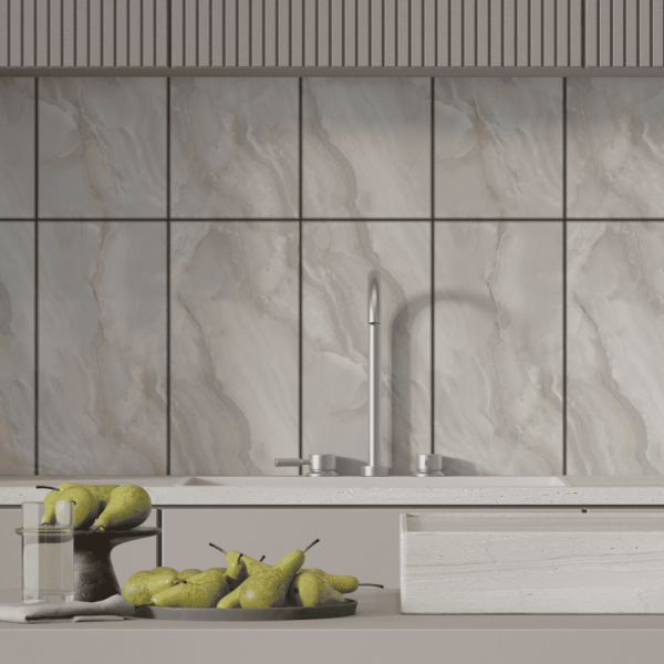 Панель SPC глянец Stella Kerama Плайя бежевый 560*280*2,5мм (8 шт в упак)