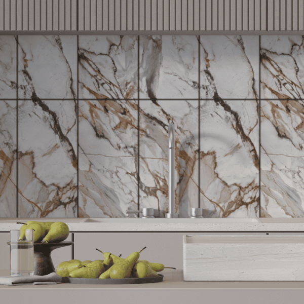 Панель SPC глянец Stella Kerama Капрая 560*280*2,5мм (8 шт в упак)