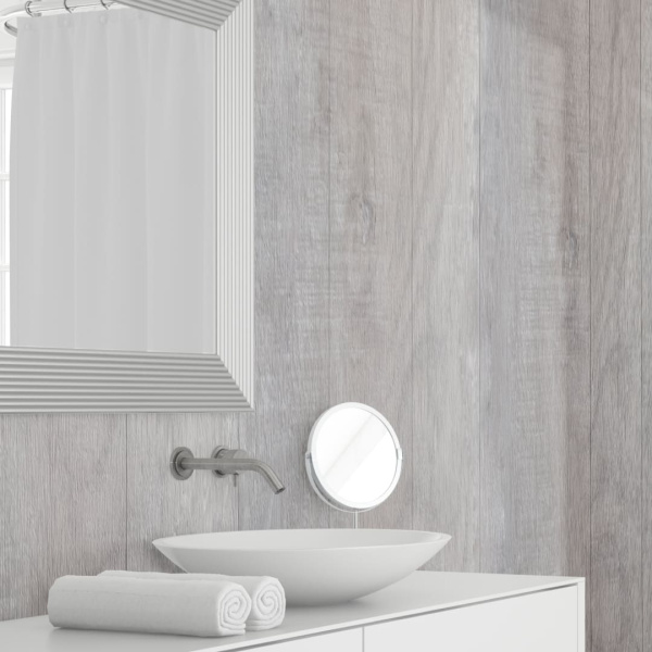 Панель ПВХ Stella Premium Ламинация Дуб горный светлый 2700х250х9 (8шт.упак.)