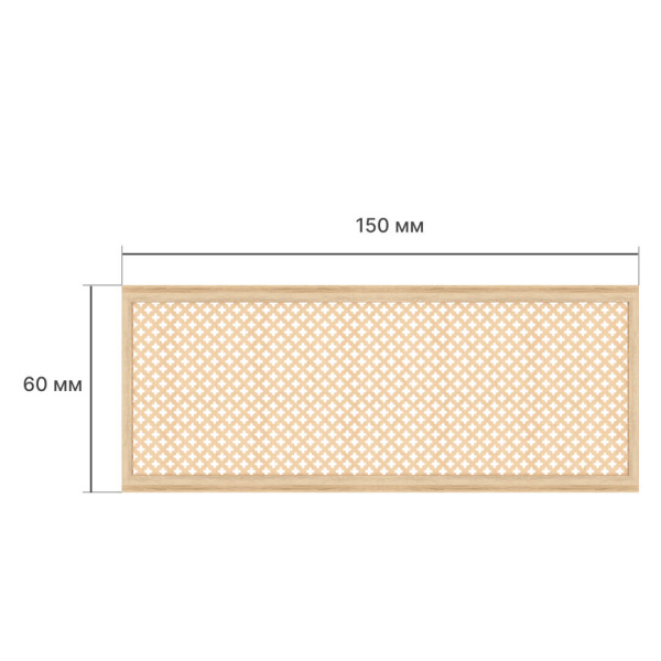 Экран для радиатора 150х60 см Готико Дуб сонома STELLA