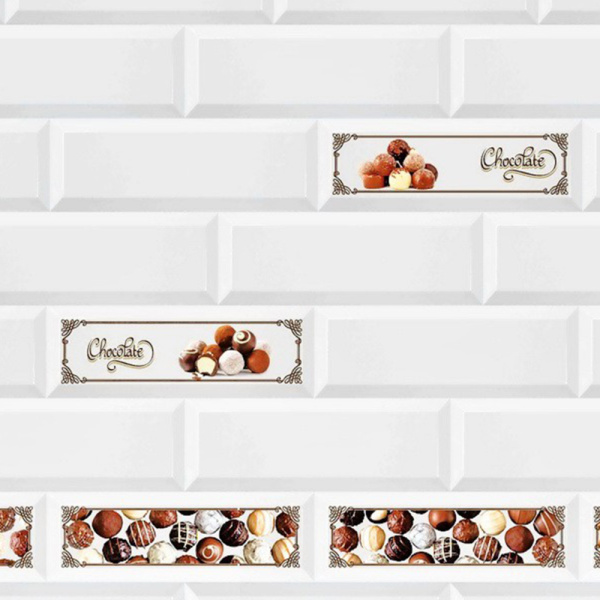 Кухонный фартук АБС Stella Light Керамика Choko 600*3000*0,75мм