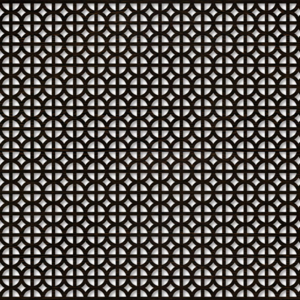 Панель декоративная перфорированная без рамки 1112х512 мм Сусанна венге STELLA (2шт)