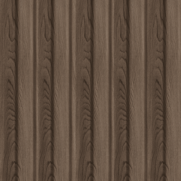 2К Панель Стеновая Реечная МДФ Stella Beats Light Орех Бразильский 2700x119x16 (4шт.упак.)