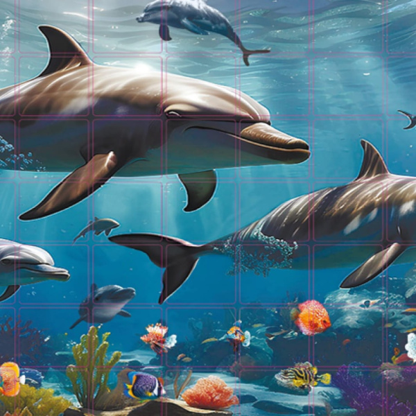 Панель ПВХ 0,2 мозаика «Легенды океана» Stella