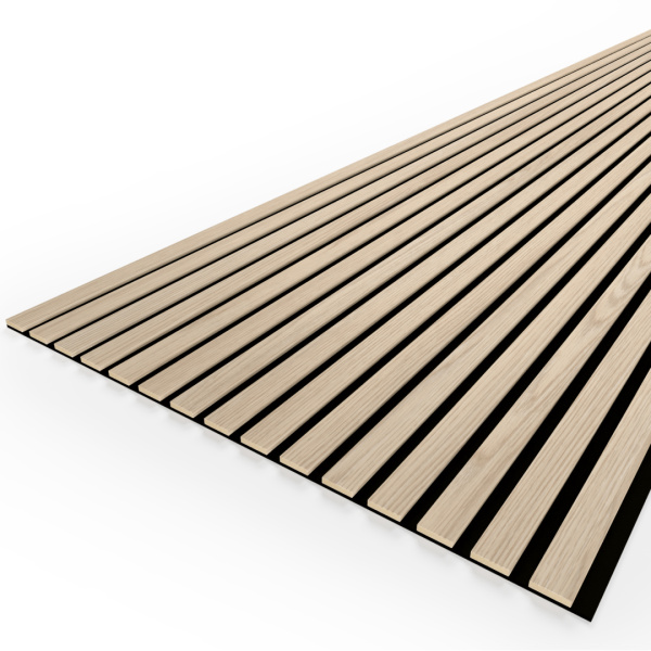 2К Панель Стеновая Акустическая Stella Comfort Light Дуб Снежный 2780х600х9 (уп.1шт.)