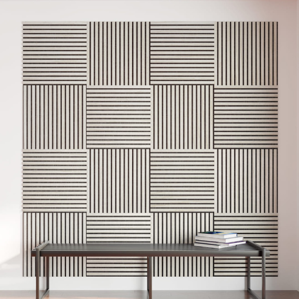 Панель Стеновая Акустическая Stella Comfort Standart Лиственница Лагерта 600х600х9 (уп.1шт.)