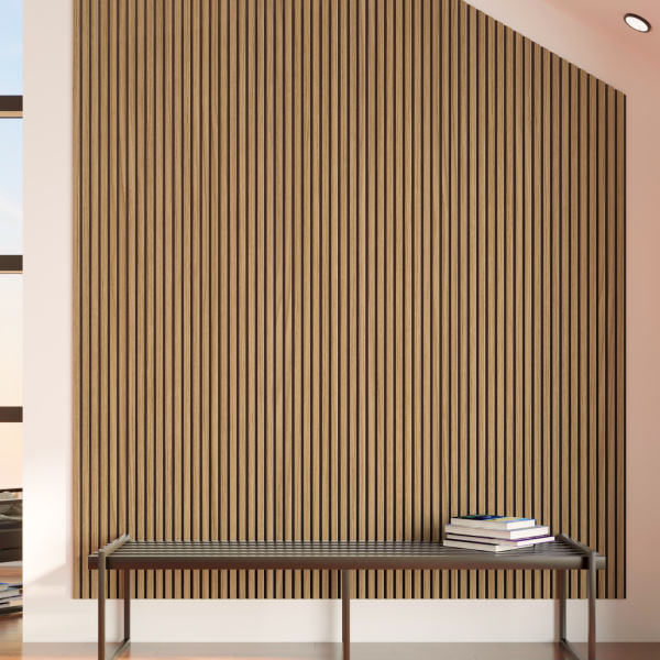 2К Панель Стеновая Акустическая Stella Comfort Standart Дуб Сальвадор 2780х600х9 (уп.1шт.)