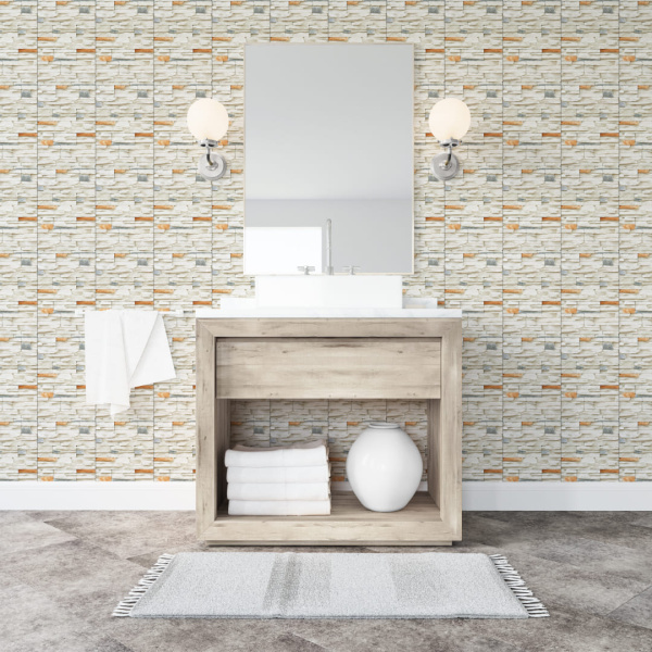 Панель ПВХ Сланец Современный Светлый 630 2,7*0,25 STELLA Light