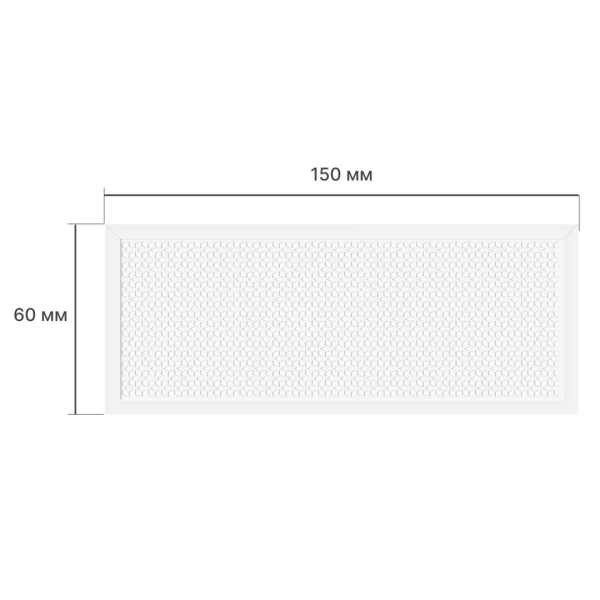 Экран для радиатора 150х60 см Илона белый STELLA