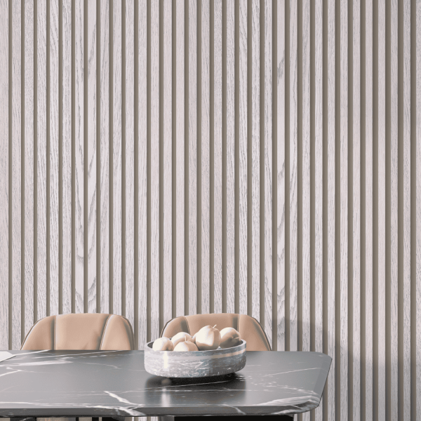 Рейка Интерьерная МДФ Stella Модель 12 Light Ясень Айвори 2800х27х12 (упак.15шт.)