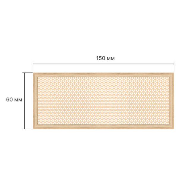 Экран для радиатора 150х60 см Илона дуб сонома STELLA