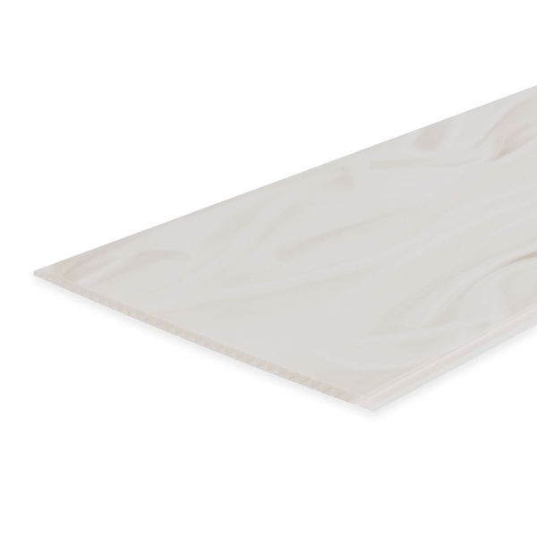 Панель ПВХ Шелк жемчужный Добор 620/1 2,7*0,25 STELLA Light 