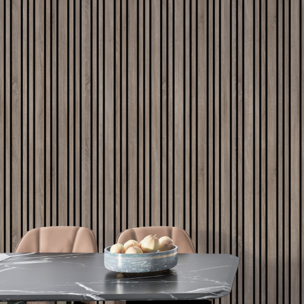 2К Панель Стеновая Акустическая Stella Comfort Dream Standart Дуб Винтаж 2780х600х9 (уп.1шт.)