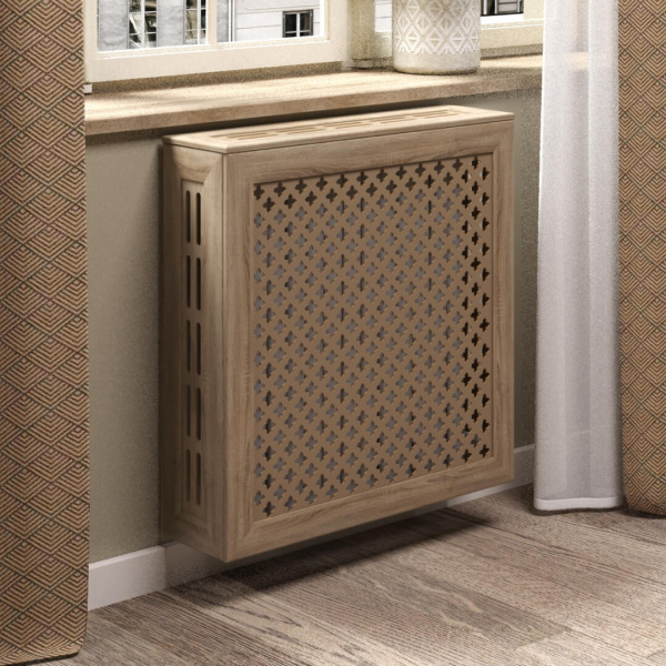 Экран для радиатора 60х60 см Готико дуб винтаж STELLA