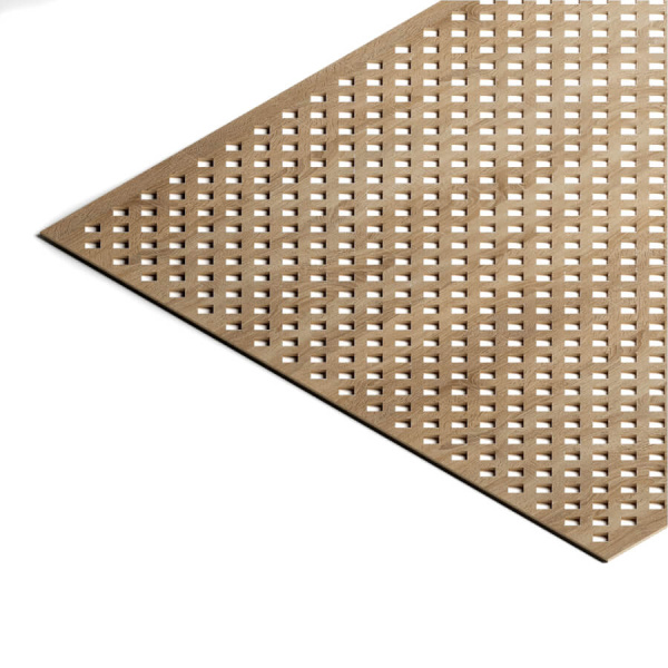 Панель декоративная перфорированная без рамки 1112х512 мм Глория дуб сонома