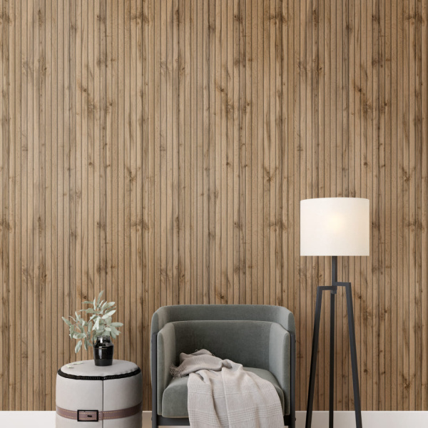 2К Профиль Старт МДФ Stella Beats Light Пекан 2700x66,5x16 (упак.4шт.)