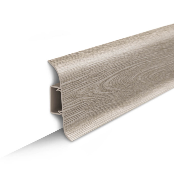 Напольный плинтус ПВХ Идеал Классик 55 Дуб палена 415 (40)