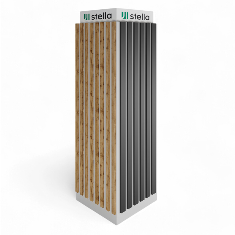 Колонна Рейки МДФ Stella №4 2070х600х600 мм