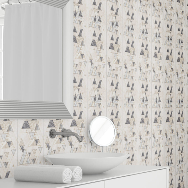 Панель ПВХ Травертин Узор 659 2,7*0,25 STELLA Light 