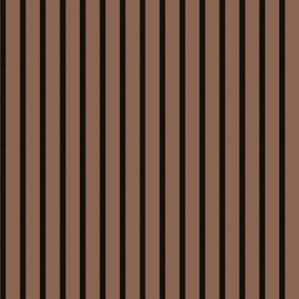 Панель Стеновая Акустическая Stella Comfort De Luxe Terracotta 600х600х9 (уп.1шт.)