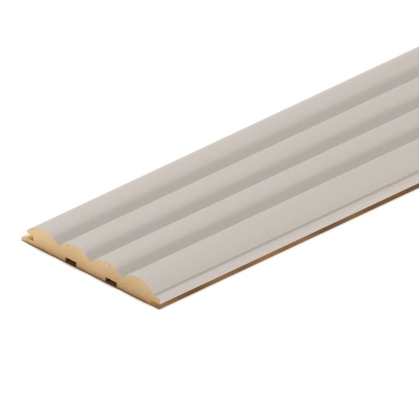 2К Панель Стеновая Реечная МДФ Stella Wave De Luxe Sandgrau 2700x119x16 (4шт.упак.)