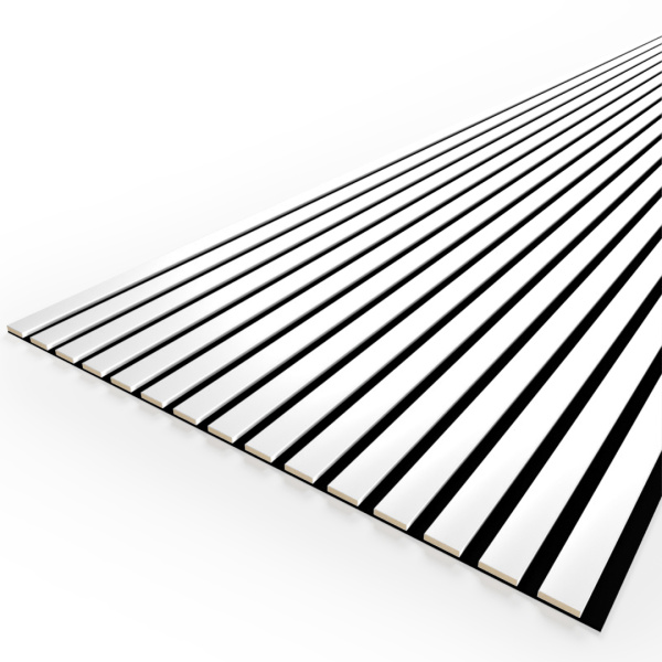 2К Панель Стеновая Акустическая Stella Comfort Standart Белый 2780х600х9 (уп.1шт.)