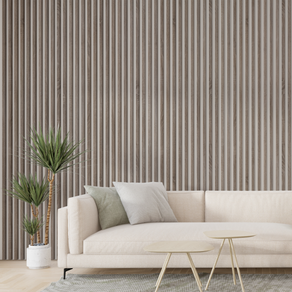 Рейка Интерьерная МДФ Stella Модель 12 Standart Дуб Винтаж 2800х27х12 (упак.15шт.)