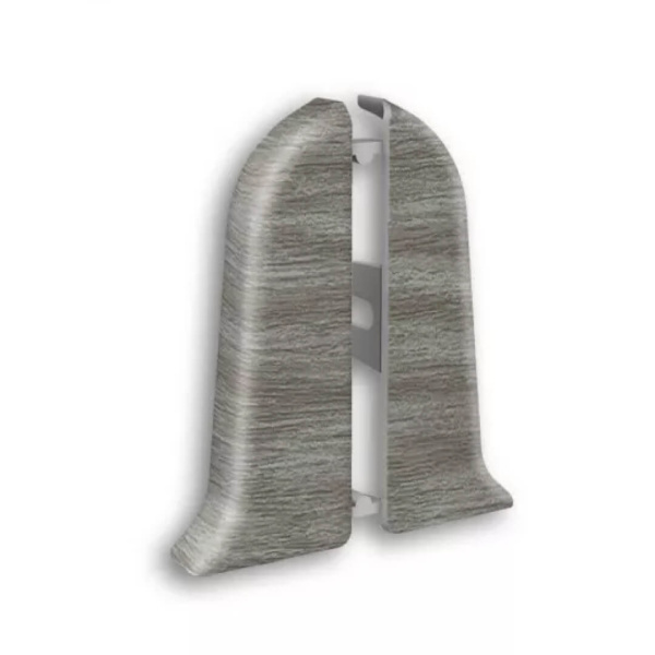 Угол торцевой ПВХ Идеал Классик Клён белый 267 (10)