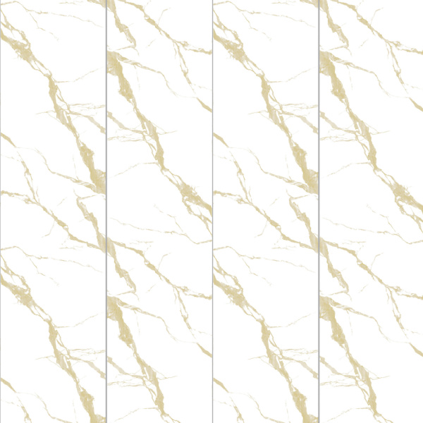 Панель ПВХ Мрамор Бьянко 671/1 2,6*0,25 Stella Slim 5мм Light (15)