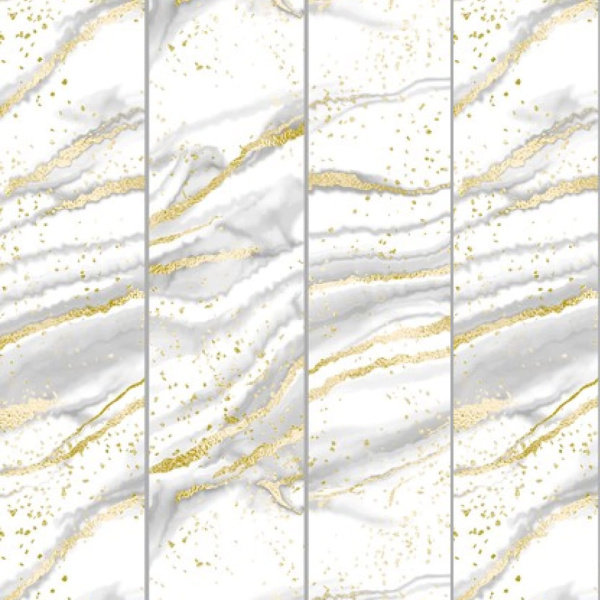 Панель ПВХ Мрамор Арктика 654 2,7*0,25 STELLA Light