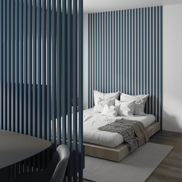 2К Интерьерная Рейка МДФ STELLA Планкен De Luxe Ocean 16*60*2700 (уп.6 шт.)