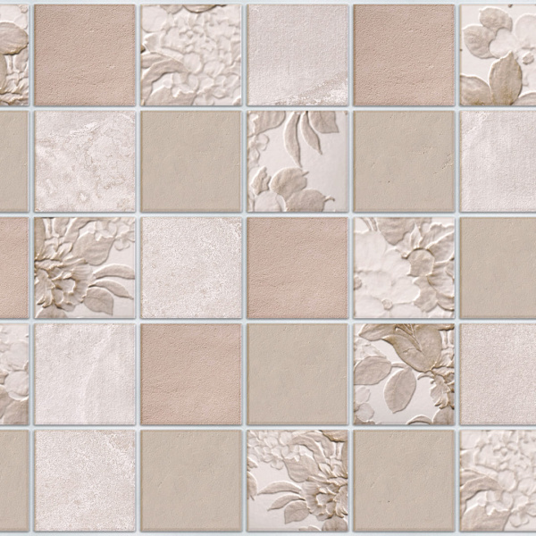 Панель ПВХ 0,3 плитка «Тайный сад» Stella 