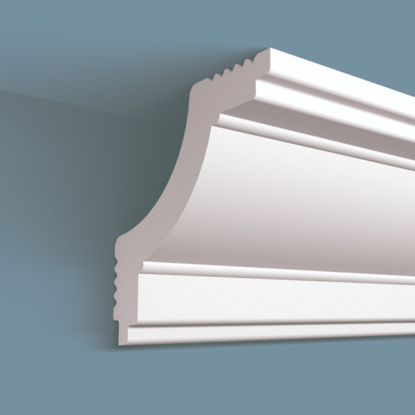 Плинтус потолочный Плинтэкс K 45/45 (90 шт)