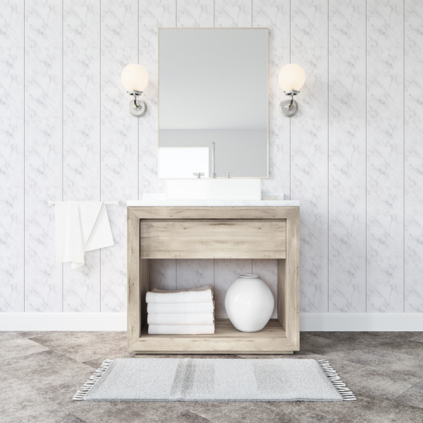 Панель ПВХ Венеция Стоун Добор 652/1 2,6*0,25 STELLA Slim 5мм Premium (15)