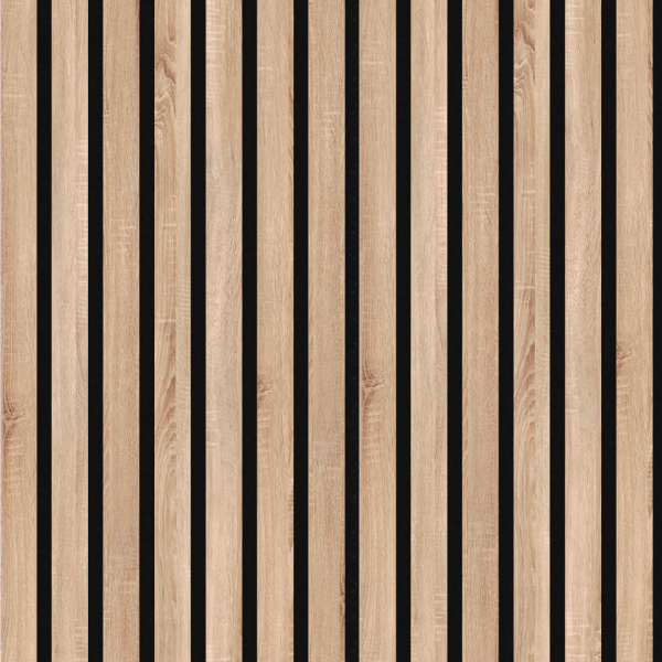 Панель Стеновая Акустическая Stella Comfort Standart Дуб Сонома 600х600х9 (уп.1шт.)