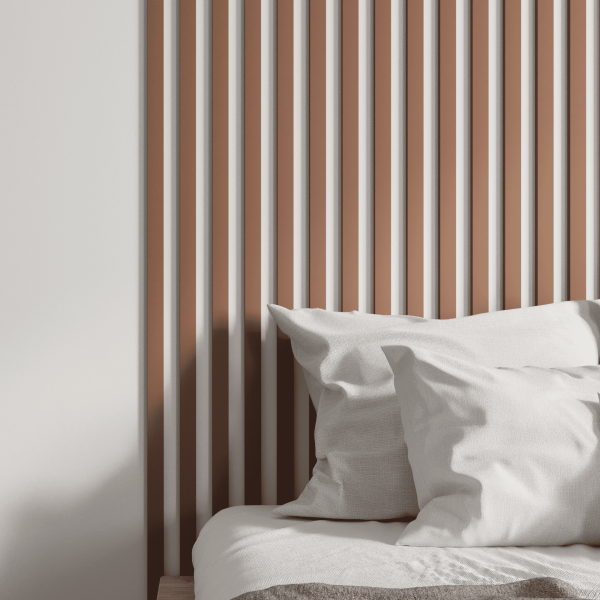 2К Интерьерная Рейка МДФ STELLA Планкен De Luxe Mauve 16*60*2700 (уп.6 шт.)