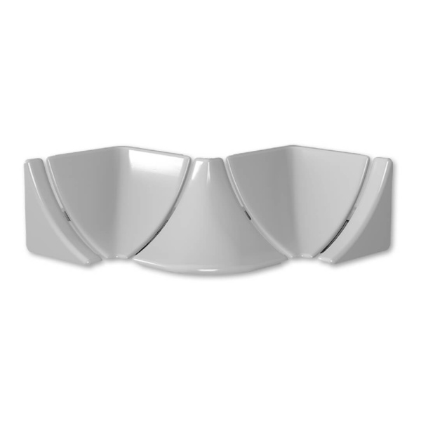 Набор комплектующих к плинтусу для столешницы Светло-серый 002 (10)