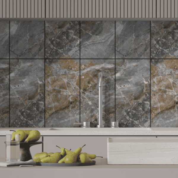 Панель SPC глянец Stella Kerama Величие камня 560*280*2,5мм (8 шт в упак)