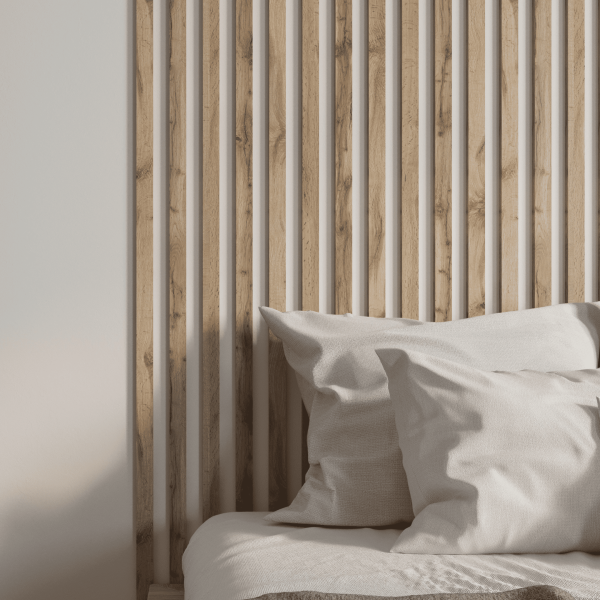 2К Интерьерная рейка МДФ Stella Бриона Light Пекан 16*40*2700 (уп.8шт.)