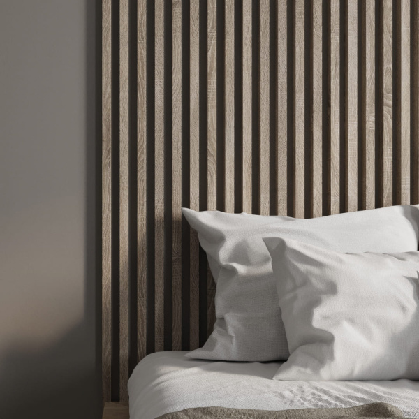 2К Интерьерная рейка МДФ Stella Милана Standard Дуб Винтаж 20*30*2700 (уп.8 шт.)