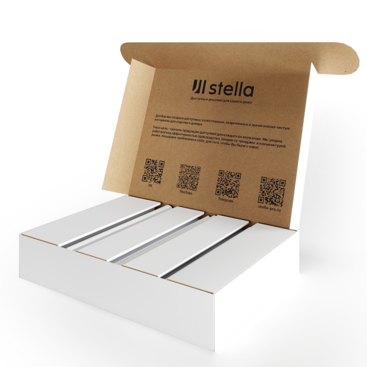 Sampleboх Напольный плинтус МДФ Stella №10