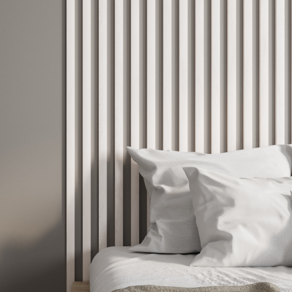 Интерьерная рейка МДФ Stella Бриона Light Ясень Айвори 16*40*2700 (уп.8шт.)