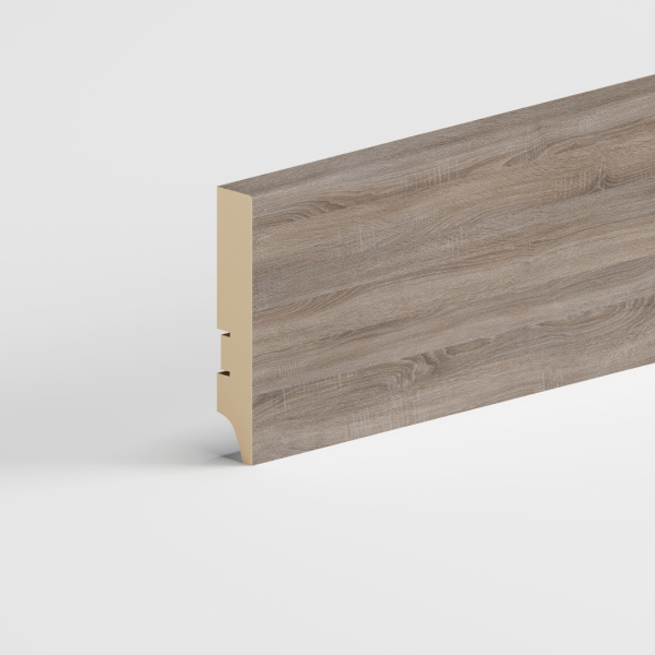 Напольный плинтус МДФ STELLA 100А 2000х100х16 Дуб Винтаж (12шт в упак)