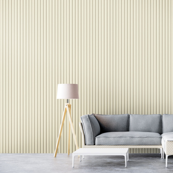 Панель Стеновая Реечная МДФ Stella Beats De Luxe Palomino 2700x119x16 (4шт.упак.)