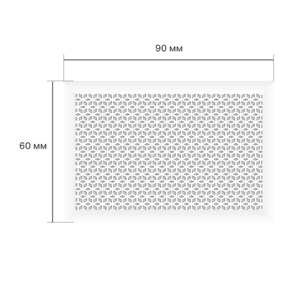 Экран для радиатора 90х60 см Илона белый STELLA