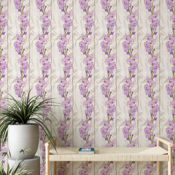 Панель ПВХ Шелк жемчужный Узор 620 2,7*0,25 STELLA Light 