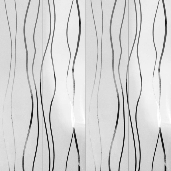 Панель ПВХ Stella Light Голография Серебряные Нити 2700х250х8 (10шт.упак.)