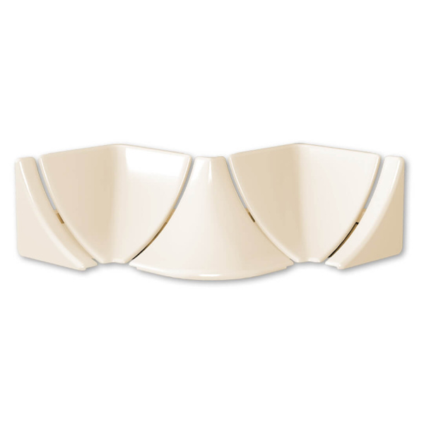 Набор комплектующих к плинтусу для столешницы Слоновая кость 008 (10)